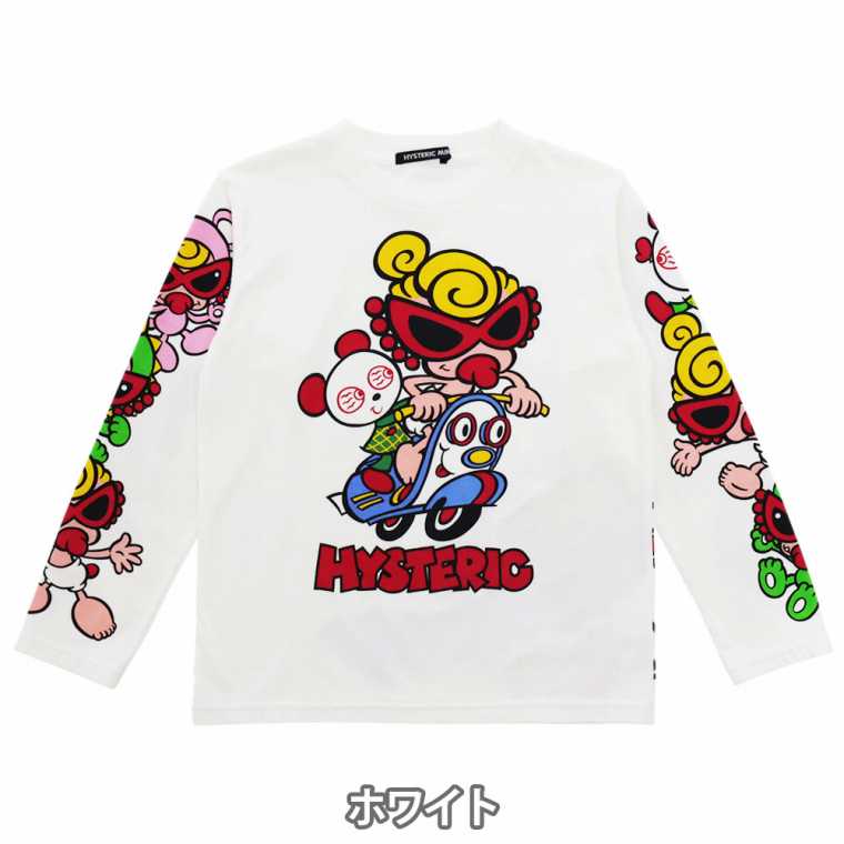 楽天市場】HystericMini MINI&FRIENDS 長袖Tシャツ : ヒステリックミニ