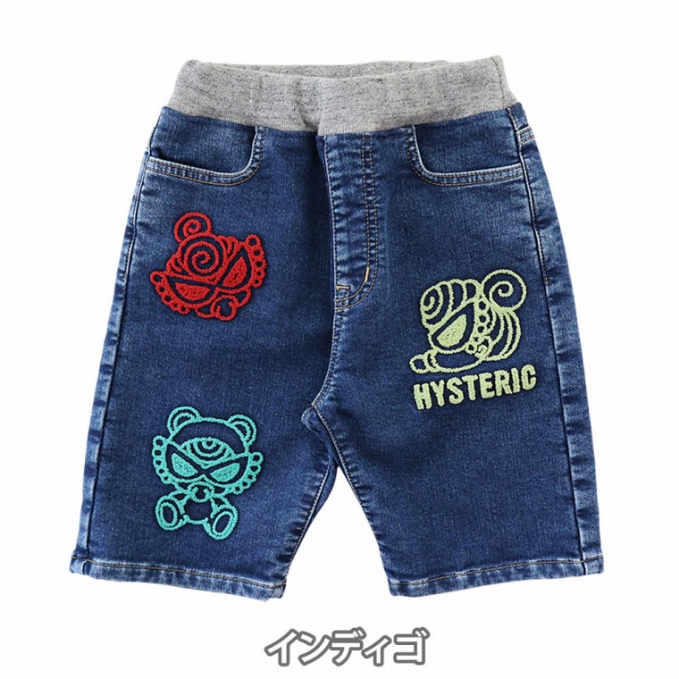 美品☆ヒステリックミニ  ミニラ　ボンバーデニム　90 R**様 【美品】ヒステリックミニ «80.90» ミニラ かぼパン 黒