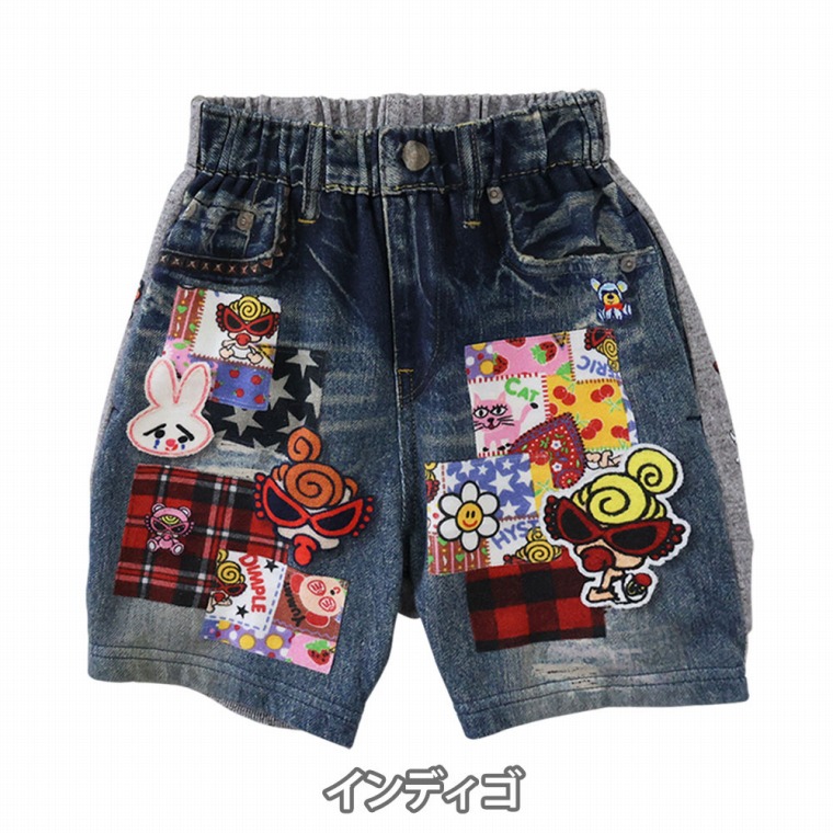 ヒスミニの新品ズボン Hysteric Mini Direct Web Hystericmini 11.5oz10分丈ストレート
