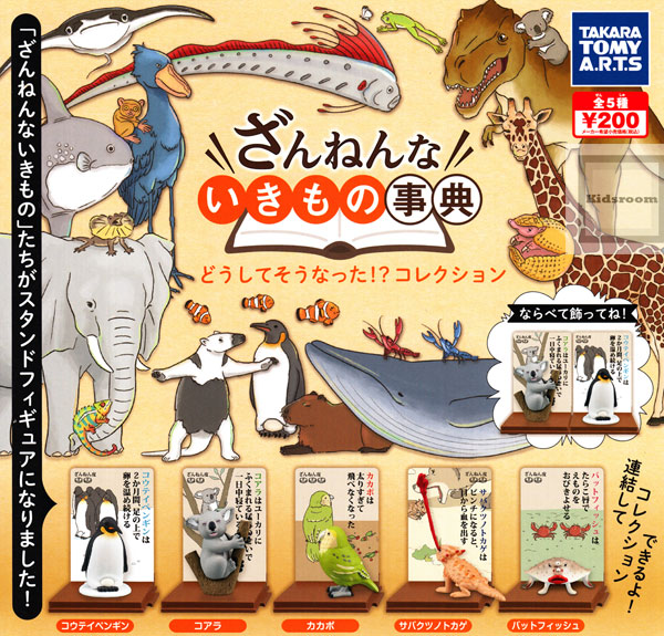 楽天市場 コンプリート ざんねんないきもの事典 どうしてそうなった コレクション 全5種セット キッズルーム