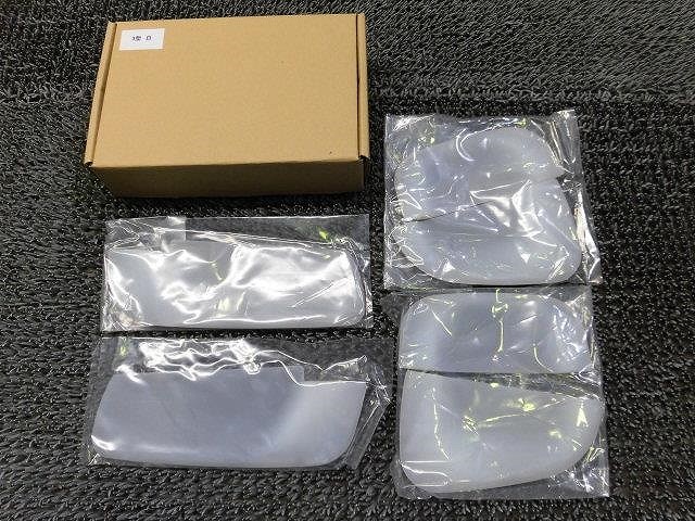 【アウトレット品】★新品!★200系 ハイエース 3型 カーブティックif ドアノブ カバー プロテクター ホワイト / 2H8-143