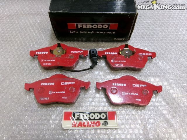【中古】★未使用★FERODO フェロード DSパフォーマンス フロント ブレーキパッド FDS1463 VW ニュービートル 1.8 ターボ 3.2 RSI 等 / S5-422