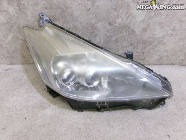 【中古】ZVW40 プリウスα 前期 純正 ノーマル HID キセノン ヘッドライト 右 運転席側 KOITO 47-42 / 2T4-475