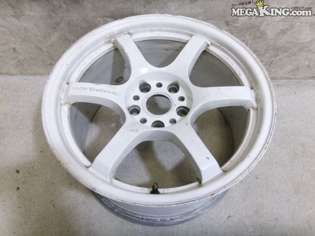 【中古】RAYS レイズ gram LIGHTS グラムライツ 57D 17インチホイール 9JJ+38 5穴 PCD114.3 1本 / 4KT1-1645