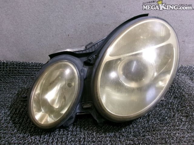 【中古】ハンドル位置不明 ベンツ W211 Eクラス 前期 純正 HELLA HID キセノン ヘッドライト ヘッドランプ 左 154 361-00 / 2T1-274｜メガキングドットコム