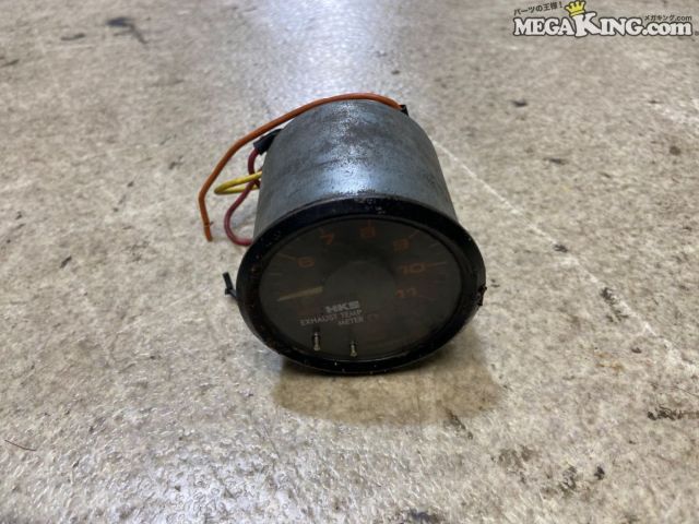 【中古】HKS メーター 追加メーター 排気温度計 60φ 当時物 点灯OK / 2T7-569|メガキングドットコム