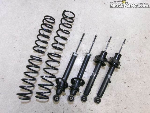 【中古】H24.11 GRX130 マークX 250G 中期 純正 ショック&サスペンション 走行約4.3万km 1台分 48510-22B10 48520-22720 48530-22690 / 4T1-200｜メガキングドットコム