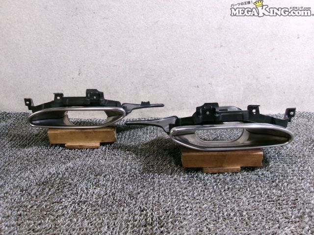 【中古】ベンツ W223 Sクラス 純正 ノーマル マフラーカッター 出口 エンド 左右セット A2238851602 A2238851502 / T2-1658