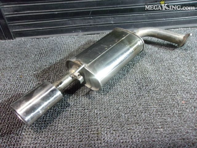 【中古】ANCELTION アンクエルション オールステンレス マフラー リアピース オーバル 加工用 / T2-962
