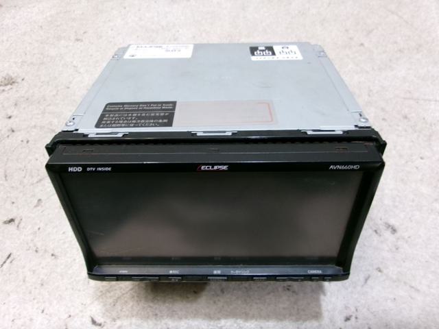 【中古】★激安!★ECLIPSE イクリプス AVN660HD HDDナビ カーナビ フルセグ DVD CD Bluetooth 地図データ不明 / 4R6-570