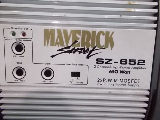 2217 激安 Maverick マーベリック Street ストリート Sz 652 パワーアンプ 2ch 650w ウーハー アンプ オーディオ ウーファー 4p2 957 ショッピング