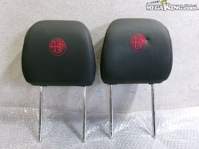 【中古】アルファロメオ 940 ジュリエッタ 純正 ノーマル ヘッドレスト 左右セット 運転席 助手席 / 2S6-234