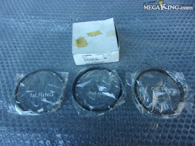 【中古】★未使用★車種不明 純正 ノーマル ピストンリング 12033AA760 GC8 ? インプレッサ ? 分かる方 / S11-1236｜メガキングドットコム