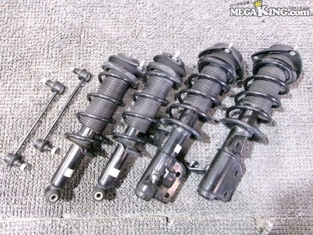 【中古】ZC6 BRZ 後期 純正 ショック&サスペンション アブソーバー 1台分 スタビリンク 付 20365CA210 20310CA220 20310CA230 ZN6 86 等 / T3-2044｜メガキングドットコム