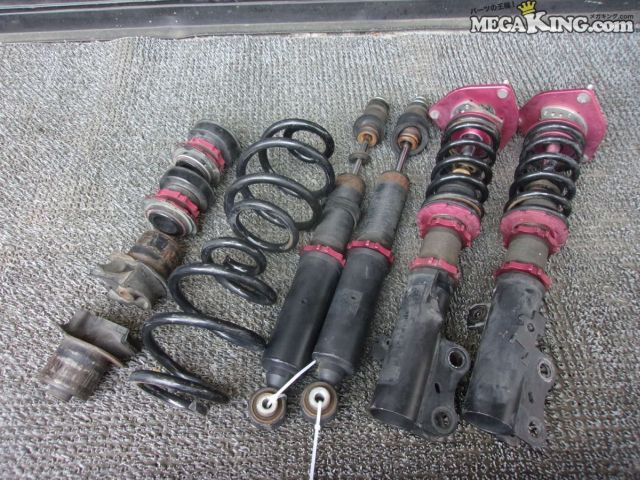 【中古】ATH20 アルファード ハイブリッド 社外 フルタップ 車高調 1台分 減衰調整 / 4T4-2070|メガキングドットコム