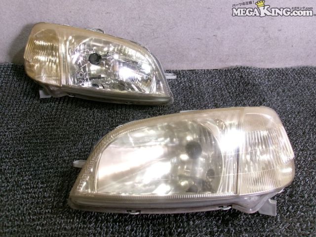 【中古】JB1 ライフ 純正 ノーマル ハロゲン ヘッドライト ヘッドランプ 左右セット スタンレー STANLEY R7656 / 2S9-2052