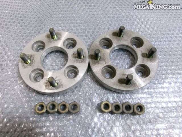 【中古】社外 PCDチェンジャー 20mm M12×P1.5 4穴 PCD100→114.3 2枚 / 4KT3-235