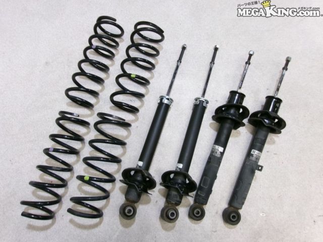 【中古】H22/8 GRX130 マークX 純正 KYB ショック&サスペンション アブソーバー 走行約3.8万km 1台分 48510-22A70 48520-22680 / 4S9-1412｜メガキングドットコム
