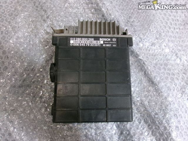 【中古】ベンツ W124 Eクラス 純正 BOSCH ボッシュ エンジンコンピューター ECU CPU 0280800266 0065457932 / 4KS6-1075