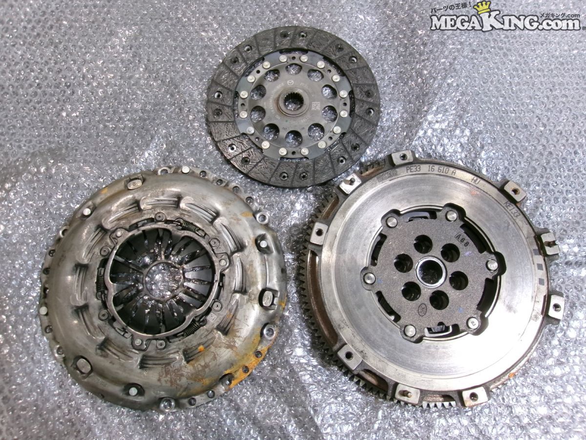 【中古】NDERC ND ロードスター 純正 ノーマル プッシュ式 クラッチ カバー ディスク フライホイール / 2S11-275