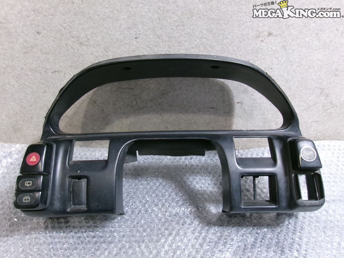【中古】S13 シルビア 純正 ノーマル メーターフード スイッチ類 付 10261-35F00 RPS13 180SX 等 / 2S11-285