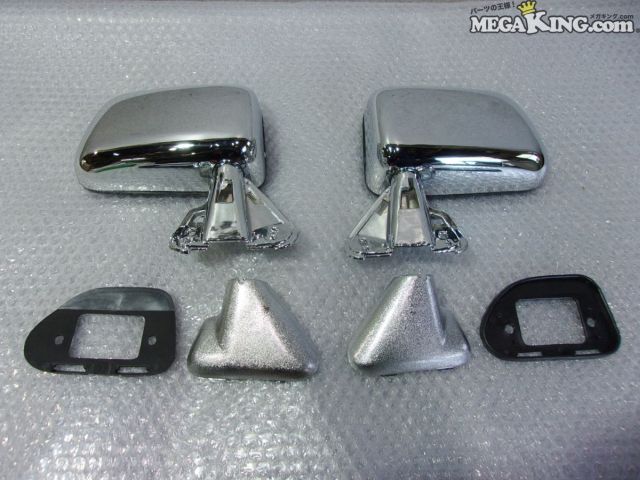 【中古】★未使用★1987-1988 トヨタ ピックアップ 社外 ドアミラー メッキ 左右 6334-4051L / S4-1885｜メガキングドットコム 21,222円