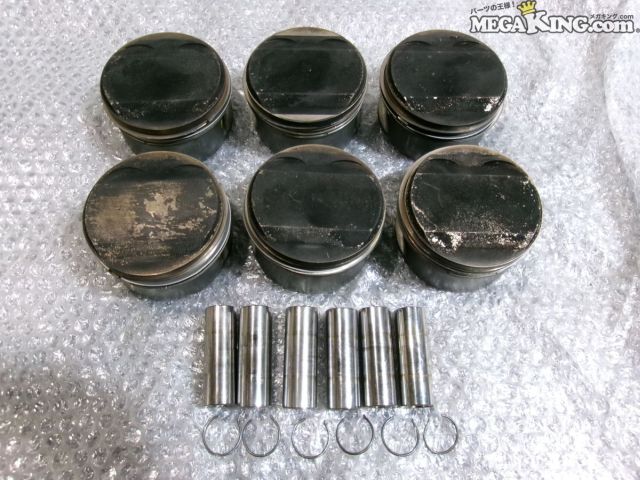 【中古】★鍛造★BNR32 スカイライン GT-R GTR HKS ピストン 87φ 2.8Lキット ? ステップ2 ? 6個セット RB26DETT / 2S11-541