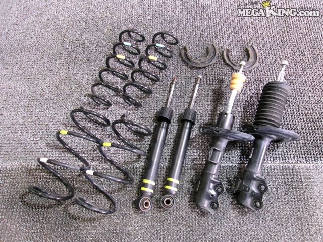 【中古】ZVW50 プリウス 純正 ノーマル ショック&サスペンション 1台分 48510-47160 48520-47160 48530-47100 / 4S6-1592