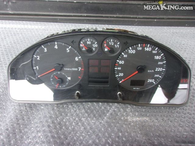 【中古】アウディ 8D系 B5 A4 純正 ノーマル スピードメーター 8D0919033 88311225 110008695 / 4S9-1647 12,697円