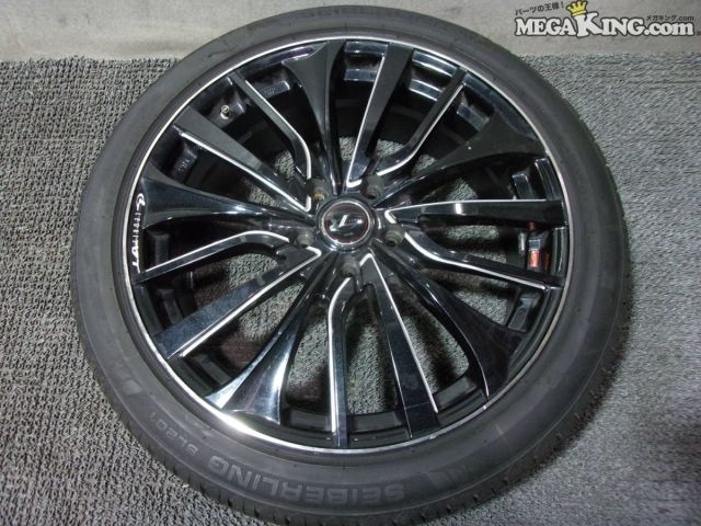 【中古】Weds ウェッズ LEONIS レオニス VT 19インチホイール 7.5J+53 5穴 PCD114.3 1本 / 4T2-431