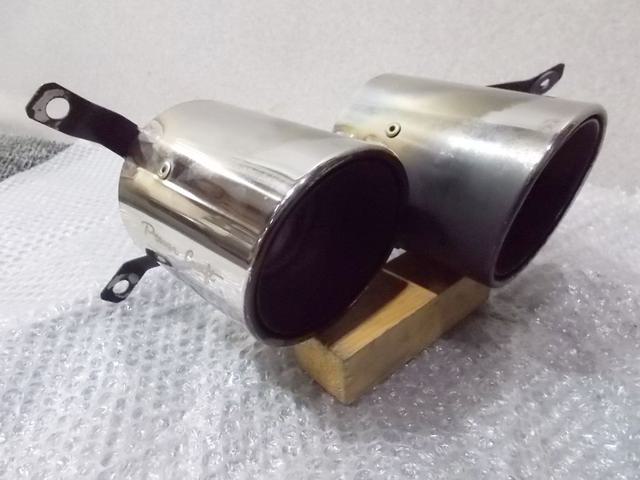 【中古】★激安!★Ferrari フェラーリ F12 ベルリネッタ Power Craft パワークラフト マフラーカッター エンド デュアル出し 片側のみ / R4-227|メガキングドットコム