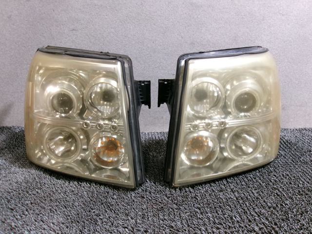 【中古】★激安!★キャデラック エスカレード 初期 EAGLE EYES イーグルアイ HID キセノン ヘッドライト ヘッドランプ 左右 EE-GM458 / KR10-179|メガキングドットコム