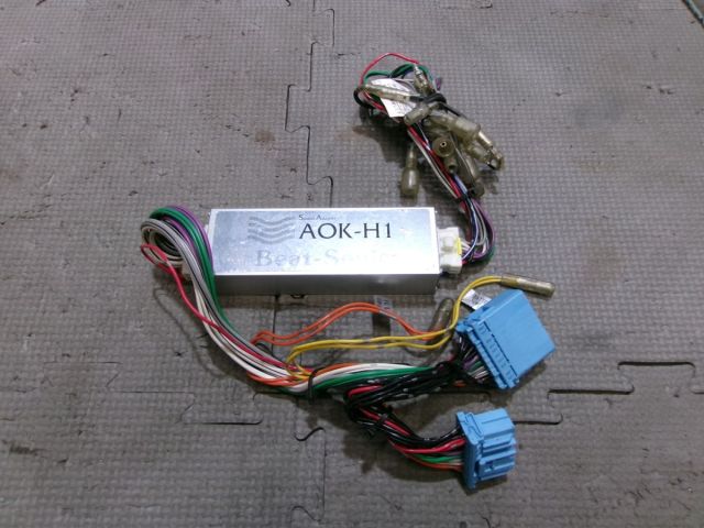 【中古】★希少!激安!★Beat-Sonic ビートソニック デッキ追加アダプター サウンドアダプター AOK-H1 ホンダ スズキ等 / Q8-667