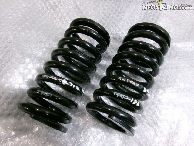 【中古】TRD 直巻き バネ コイル スプリング 車高調に 自由長約188mm ID約62.5mm 2本セット 48131-SP000-10 / 2S9-1503 9,585円
