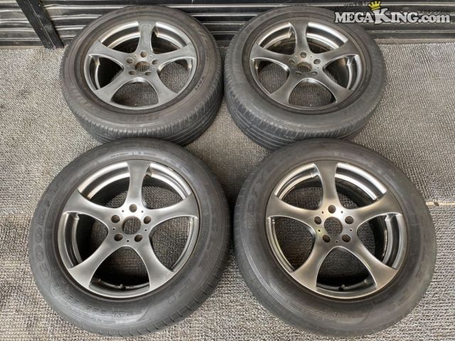 【中古】阿部商会 18インチホイール 8.5J +46 5穴 PCD120 4本 TA072 BMW E65 にて使用 / 5T5-729|メガキングドットコム