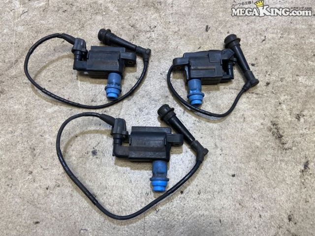 【中古】JZA80 スープラ 純正 ノーマル イグニッションコイル プラグコード 3本セット 90919-02216 / 2T5-1710｜メガキングドットコム