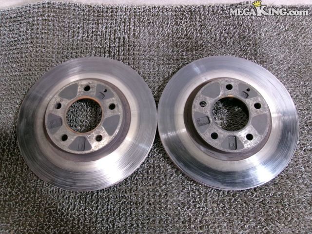 【中古】NCEC ロードスター 純正 ノーマル フロント ブレーキ ローター 290mm 5穴 PCD114.3 左右セット / 2S4-143