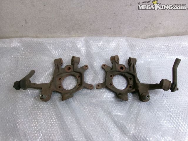 【中古】S13 シルビア 純正 ノーマル リア ナックル ハイキャス車用 ABS不明 左右セット / KT2-2053