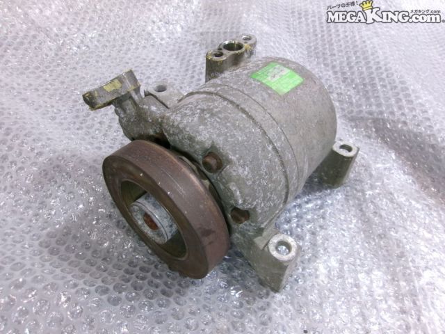【中古】S14 シルビア 純正 ノーマル エアコンコンプレッサー SR20 92600 80F00 / 2T1-1021