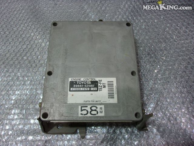 【中古】SCP10 ヴィッツ MT 純正 ノーマル コンピューター ECU CPU 1SZ-FE 89661-52580 / 2S10-1714｜メガキングドットコム