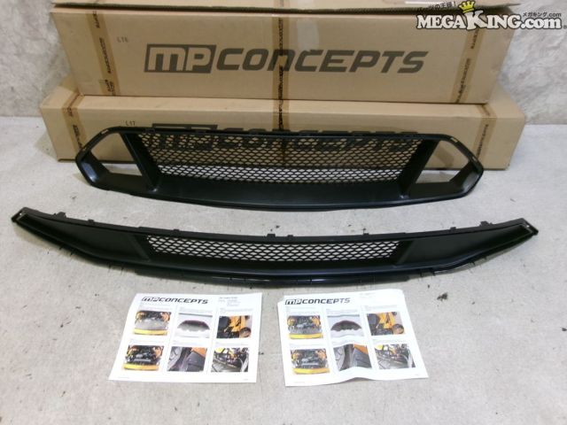 【中古】★未使用★2018y~2020y フォード マスタング MP CONCEPTS グリルセット HG-MU18-LG HG-MU18-UG / S12-1472｜メガキングドットコム