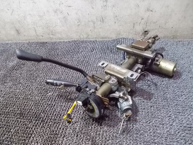【中古】★激安!★HE21S ラパン 純正 ノーマル ステアリングシャフト 鍵付き パワステモーター付き / KP12-1181｜メガキングドットコム