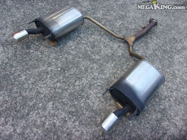 【中古】ARS210 クラウン アスリート 2000cc ガソリン車 純正 ノーマル マフラー リアピース 左右出し SANGO 13625 23611 / 4T1-340