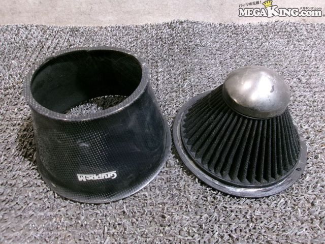 【中古】GRB インプレッサ GruppeM グループM カーボン エアクリーナー エアクリ / 4T1-733