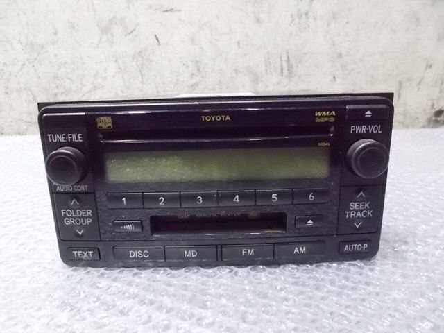 楽天市場】【中古】トヨタ 純正 CHN-W55 CD チェンジャー ラジオ 2DIN