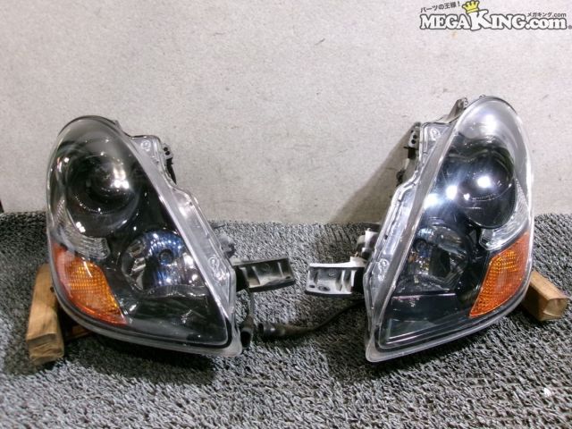 【中古】HA1W アイ 純正 ノーマル ハロゲン ヘッドライト ヘッドランプ 左右セット STANLEY P4905 / 4S10-1883｜メガキングドットコム