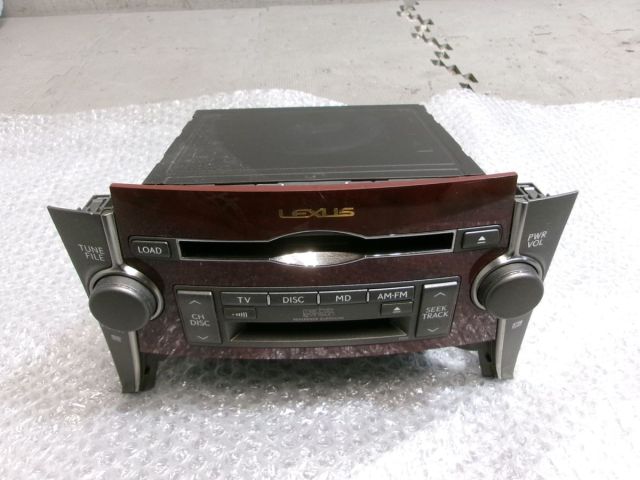 【中古】★激安!★レクサス LS460 USF40 前期 純正 FX-MG9867DVZT CD MDデッキ プレーヤー オーディオ マークレビンソン 86120-50E90 / 2Q8-580｜メガキングドットコム