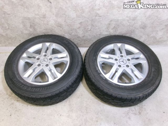 【中古】ベンツ W463 Gクラス ゲレンデ 純正 18インチホイール 7.5J+43 5穴 PCD130 2本 / T2-934