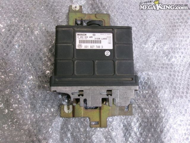 【中古】1997年 VW フォルクスワーゲン 6NAHS ポロ AT 純正 BOSCH ボッシュ ミッションコンピューター 0260002485 001927749D / 4KS6-1074