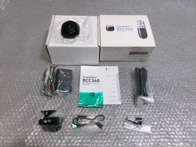 【中古】★未使用!★BREX カーメイト BCC360 ドライブレコーダー ドラレコ 4K 360度 LED信号機対応 無線LAN 駐車監視 / Q5-829